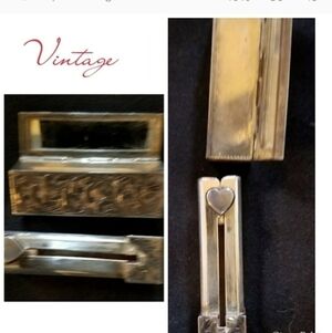 Vintage Sterling silver lipstick case‎